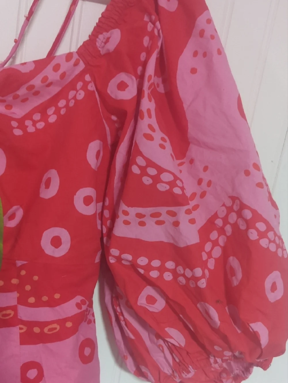 Farm Rio Octocool Puff Sleeve Mini Dress - Picture 6 of 7